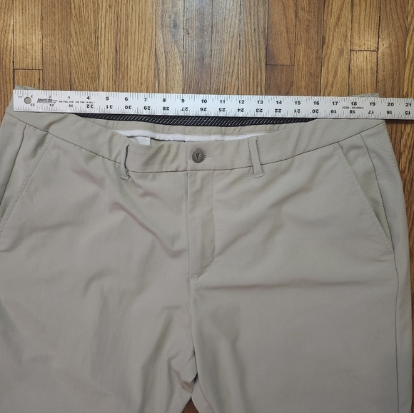 Primo Mens Golf Pants Size 40 × 30 Performance Tan - Picture 2 of 6